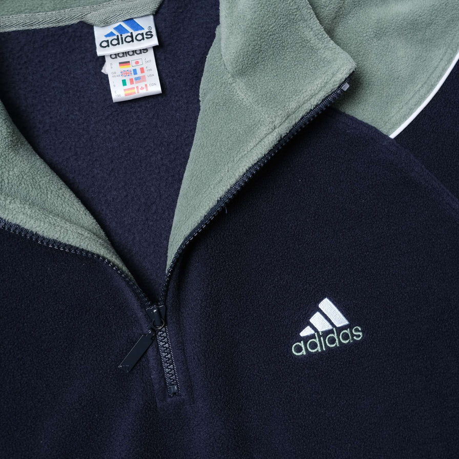 Vintage adidas Q-Zip Fleece XLarge