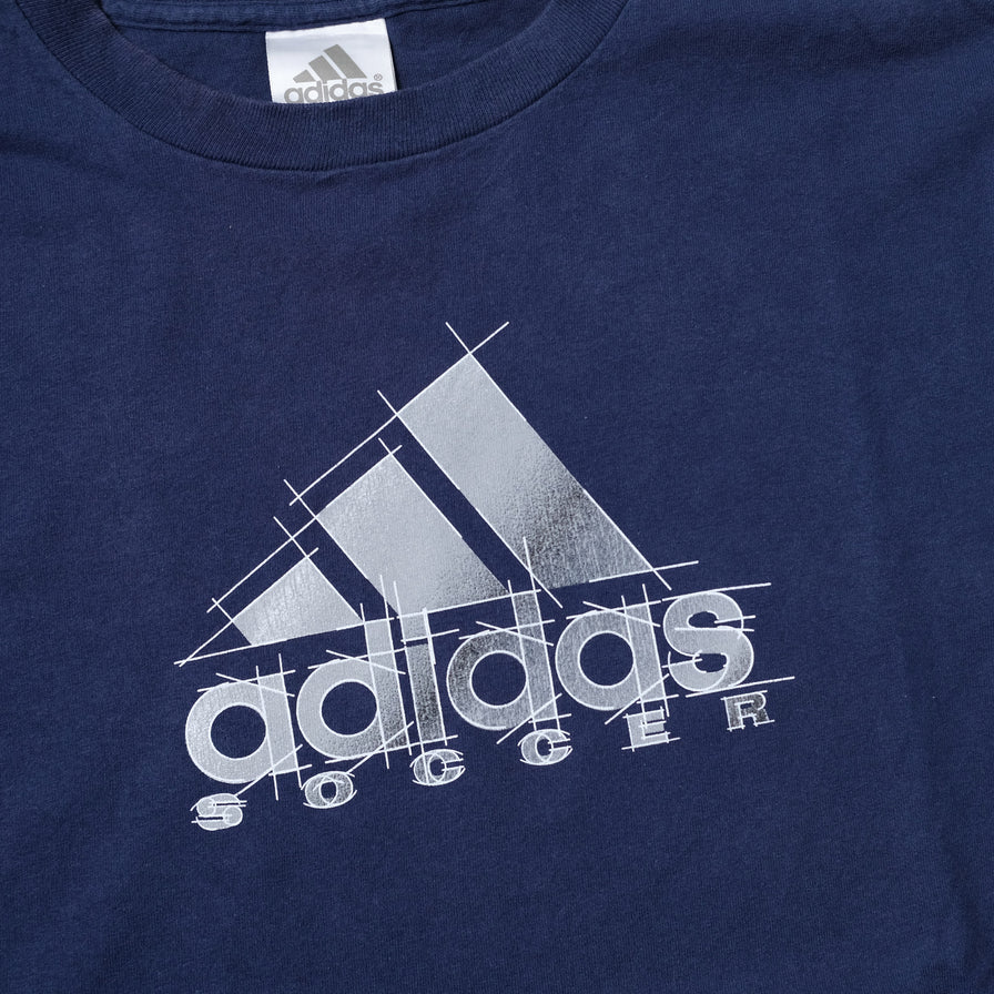Vintage adidas Soccer T-Shirt Medium