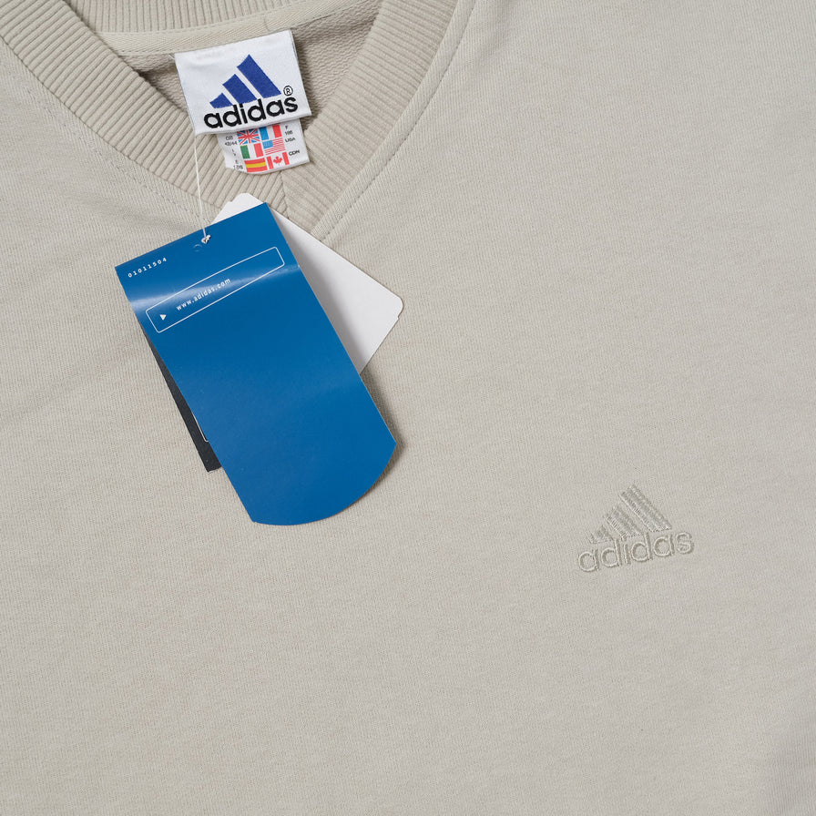 Vintage Deadstock adidas V-Neck Sweater Large / XLarge