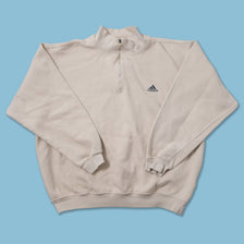 Vintage adidas Q-Zip Sweater Large / XLarge