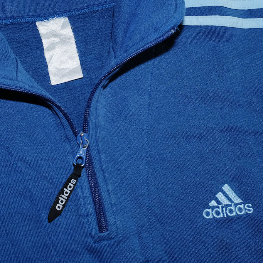 Vintage adidas Q-Zip Sweater Large - Double Double Vintage