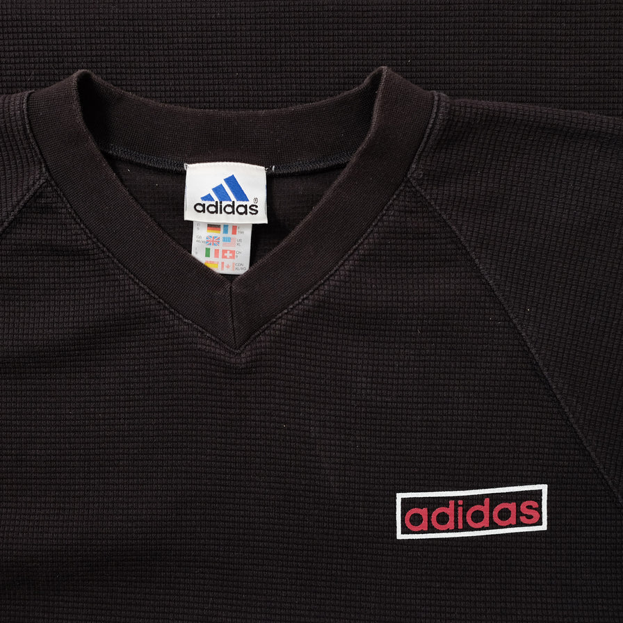 Vintage adidas V-Neck Sweater XLarge