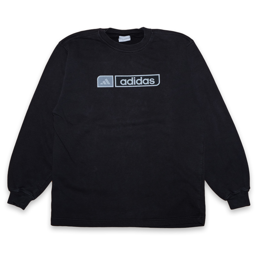 Black adidas sweatshirt vintage shop