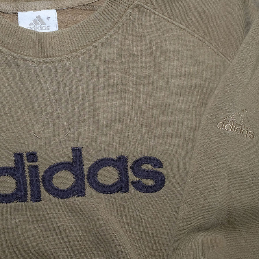 Vintage adidas Script Sweater Medium / Large - Double Double Vintage