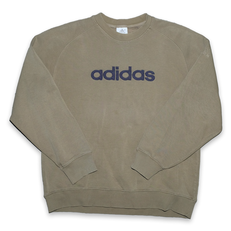 Vintage adidas Script Sweater Medium / Large - Double Double Vintage