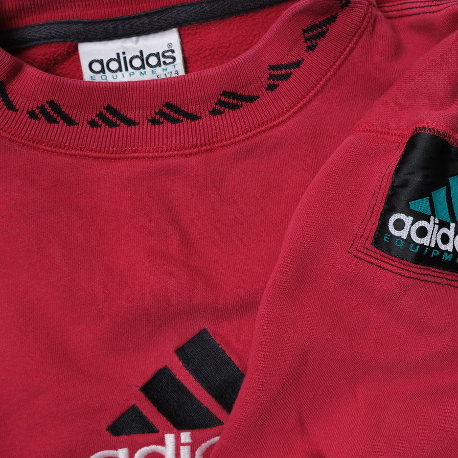 Vintage adidas Equipment Women's Sweater Small