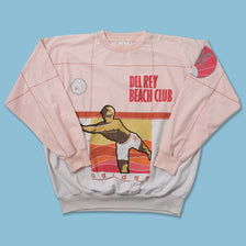 Vintage 80s adidas Del Rey Beach Club Sweater Large