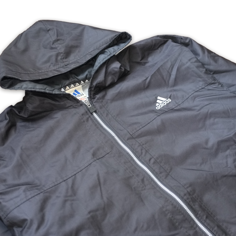 adidas Hooded Coat Large / XLarge - Double Double Vintage