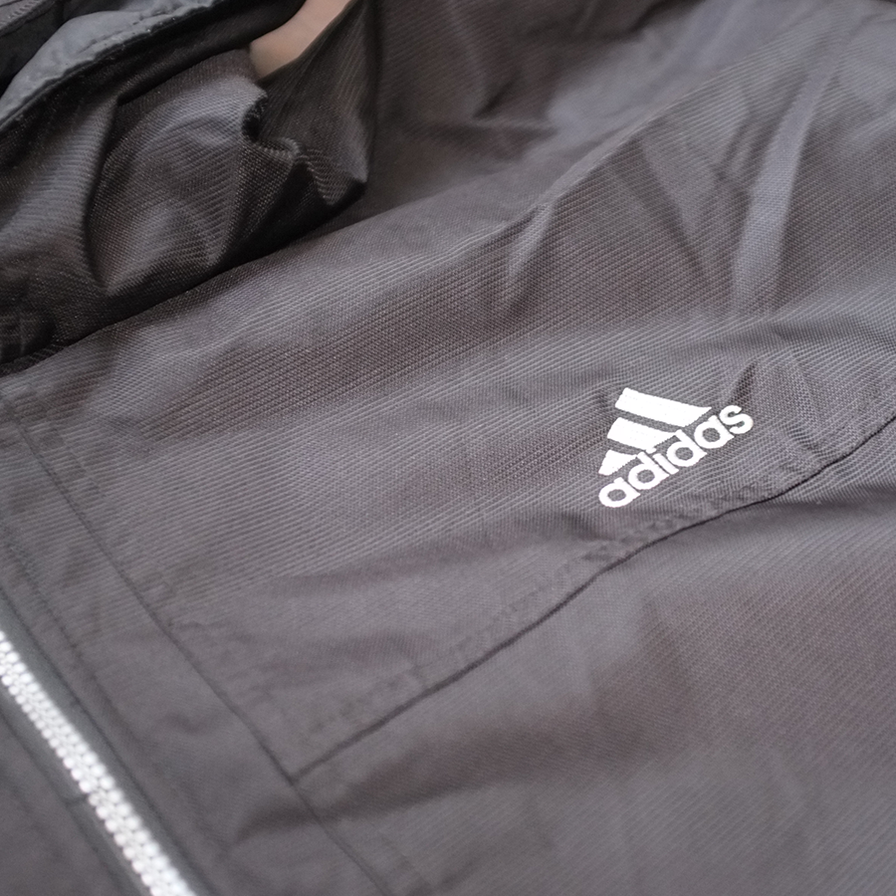 adidas Hooded Coat Large / XLarge - Double Double Vintage