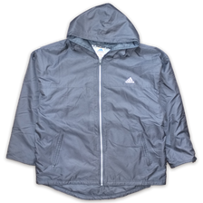 adidas Hooded Coat Large / XLarge - Double Double Vintage