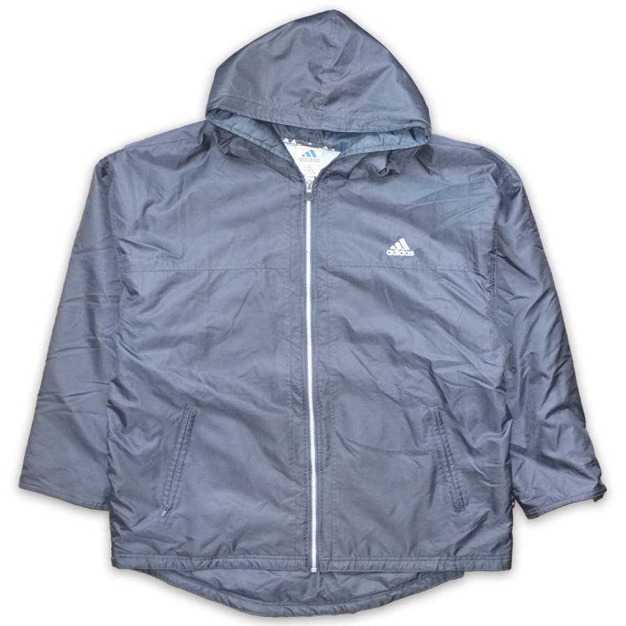 adidas Hooded Coat Large / XLarge - Double Double Vintage