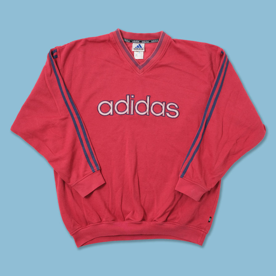 Vintage adidas V-Neck Sweater Large / XLarge