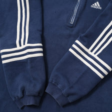 Vintage adidas Q-Zip Sweater Large