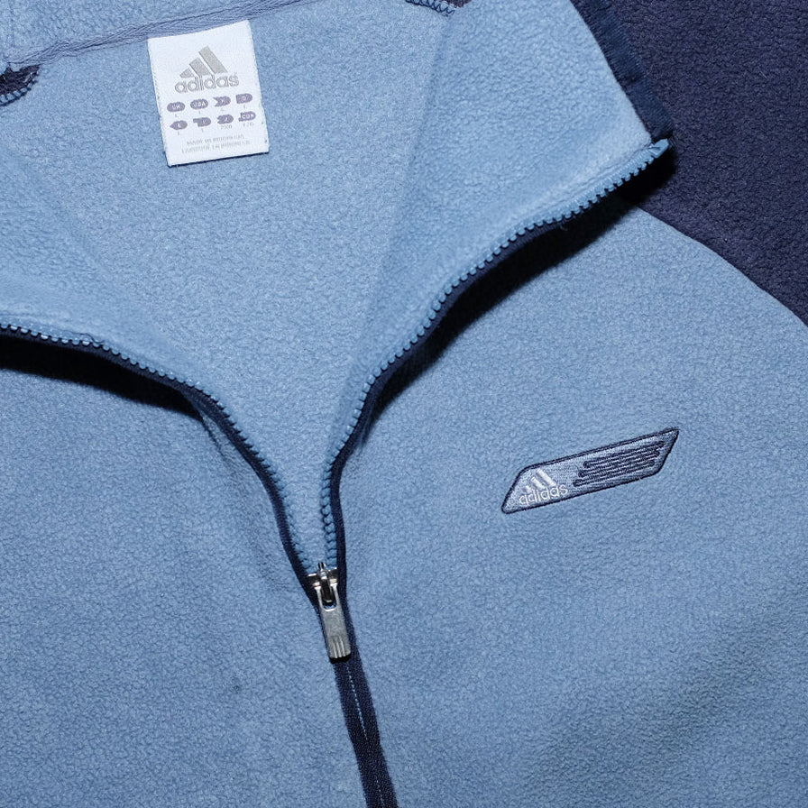 Vintage adidas Fleece Jacket Large / XLarge - Double Double Vintage