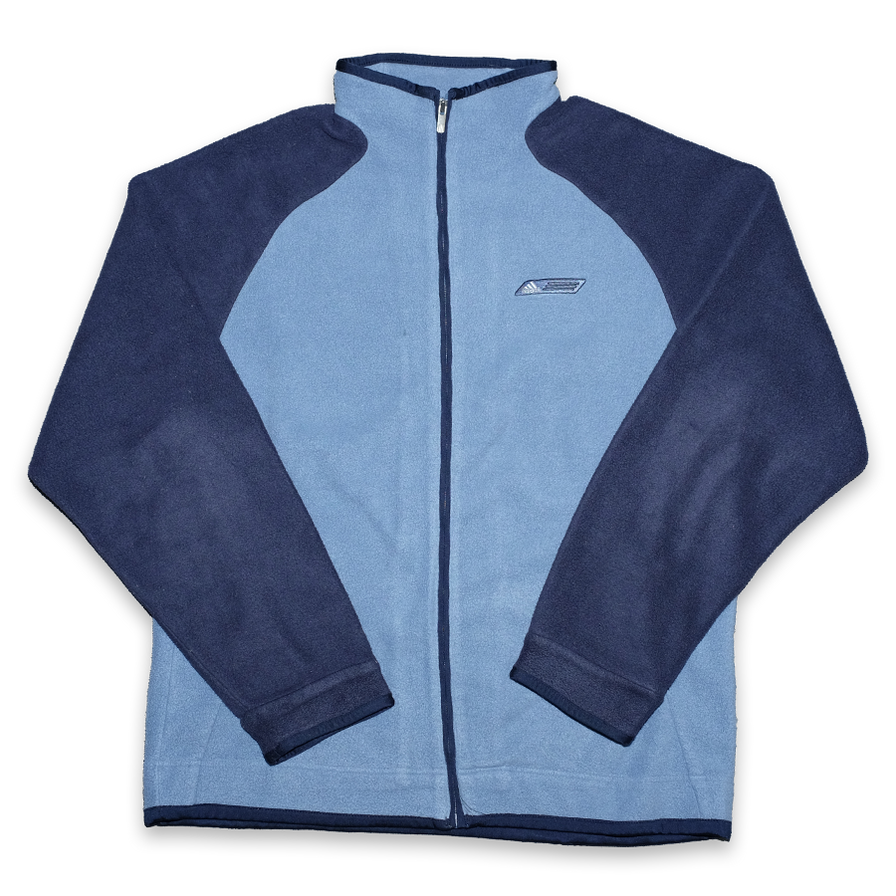 Vintage adidas Fleece Jacket Large / XLarge - Double Double Vintage
