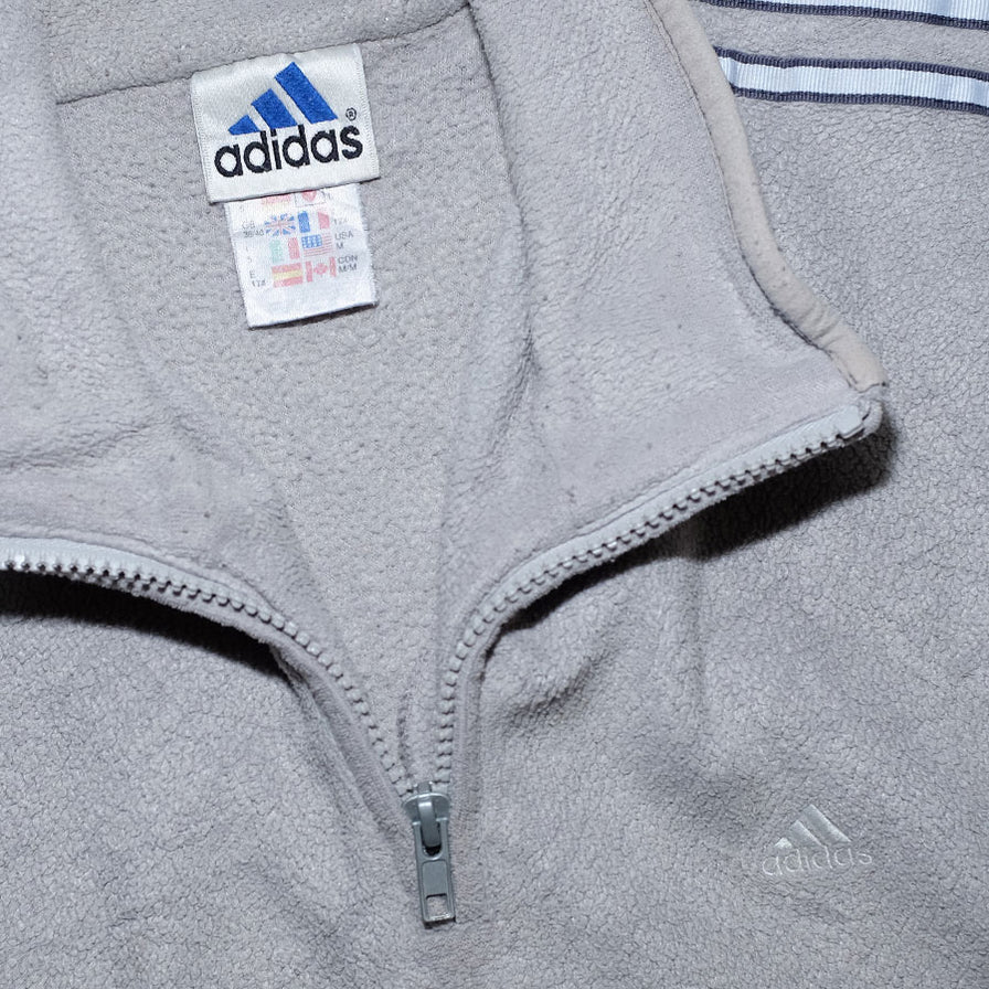 Vintage adidas Q-Zip Fleece Large / XLarge - Double Double Vintage