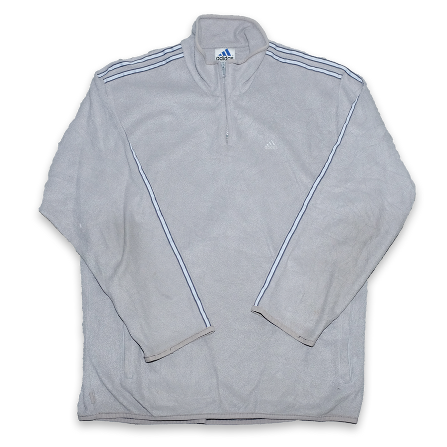 Vintage adidas Q-Zip Fleece Large / XLarge - Double Double Vintage