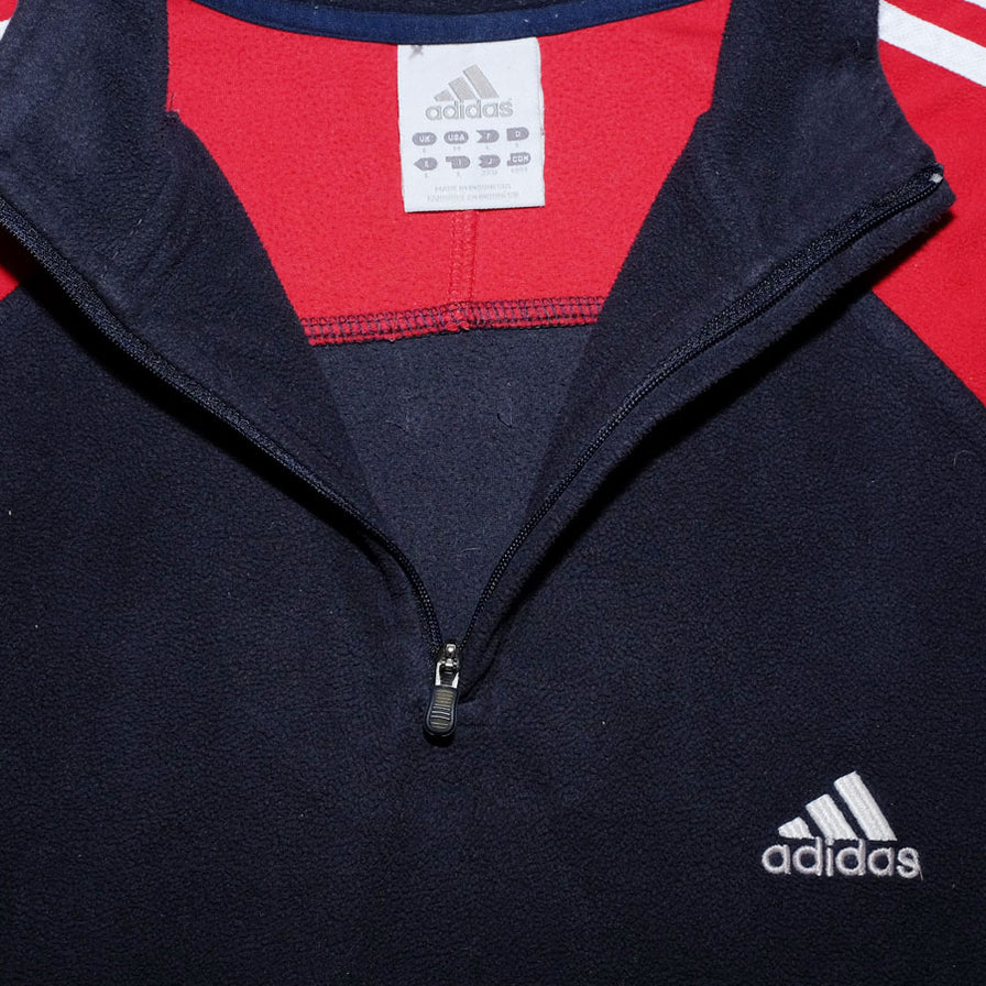 adidas Q-Zip Fleece XLarge - Double Double Vintage