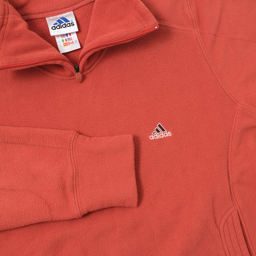 Vintage adidas Q-Zip Fleece Small