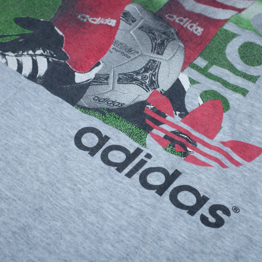 Vintage adidas Soccer T-Shirt XLarge / XXLarge - Double Double Vintage