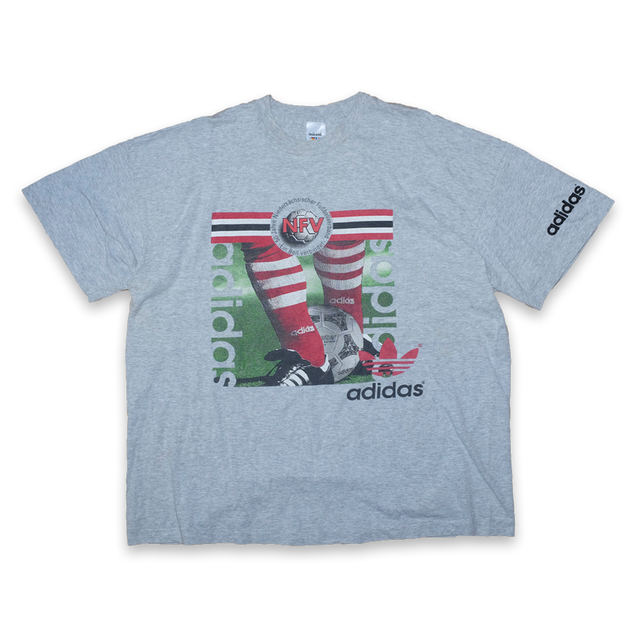 Vintage adidas Soccer T-Shirt XLarge / XXLarge - Double Double Vintage