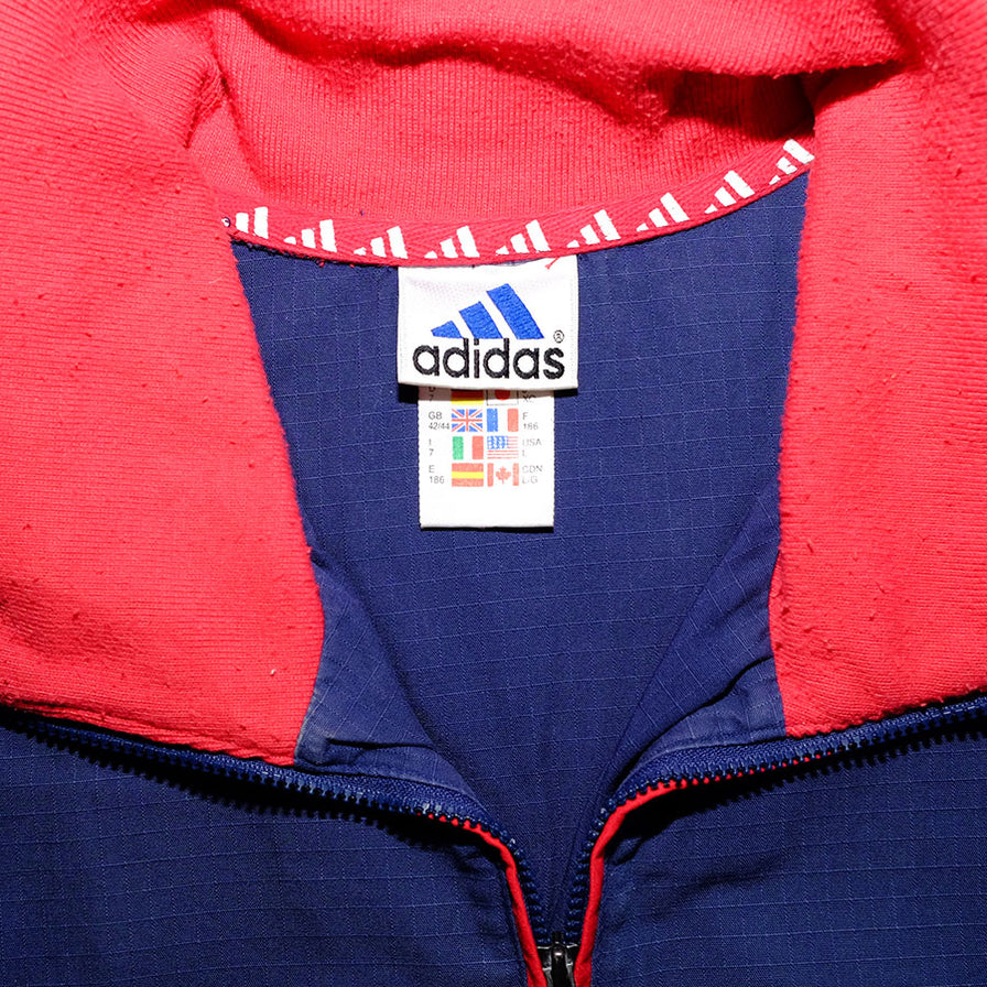 Vintage adidas Ripstop Half Zip Sweater XLarge - Double Double Vintage