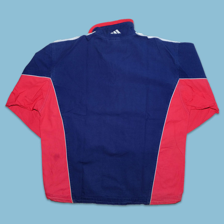 Vintage adidas Ripstop Half Zip Sweater XLarge - Double Double Vintage
