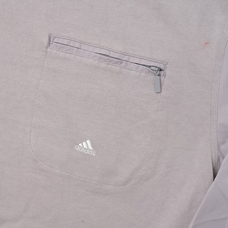 Vintage adidas Hooded Longsleeve XLarge