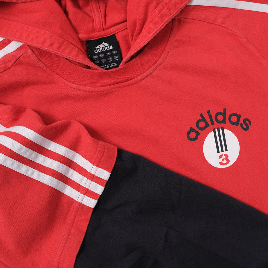 Vintage adidas hooded Longsleeve Medium