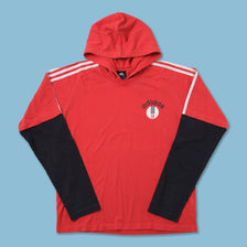 Vintage adidas hooded Longsleeve Medium