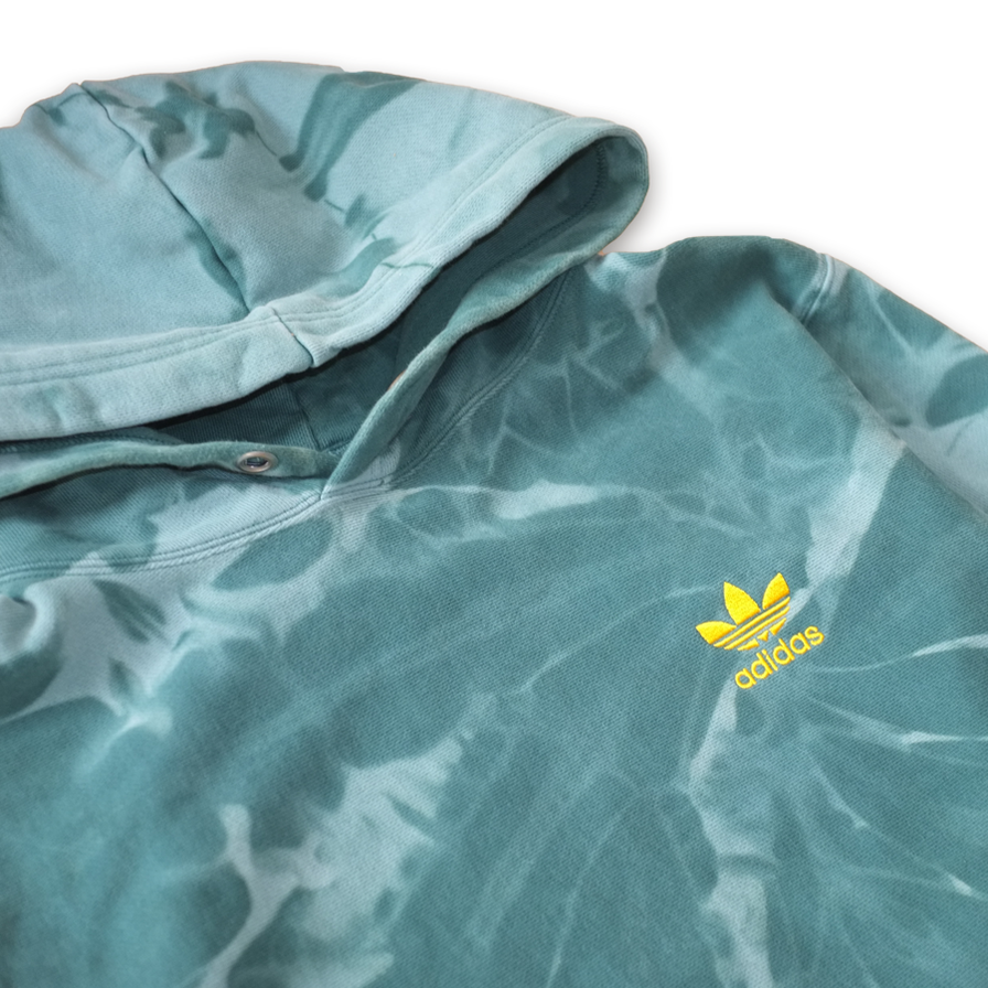 adidas Bleach Hoody Large - Double Double Vintage