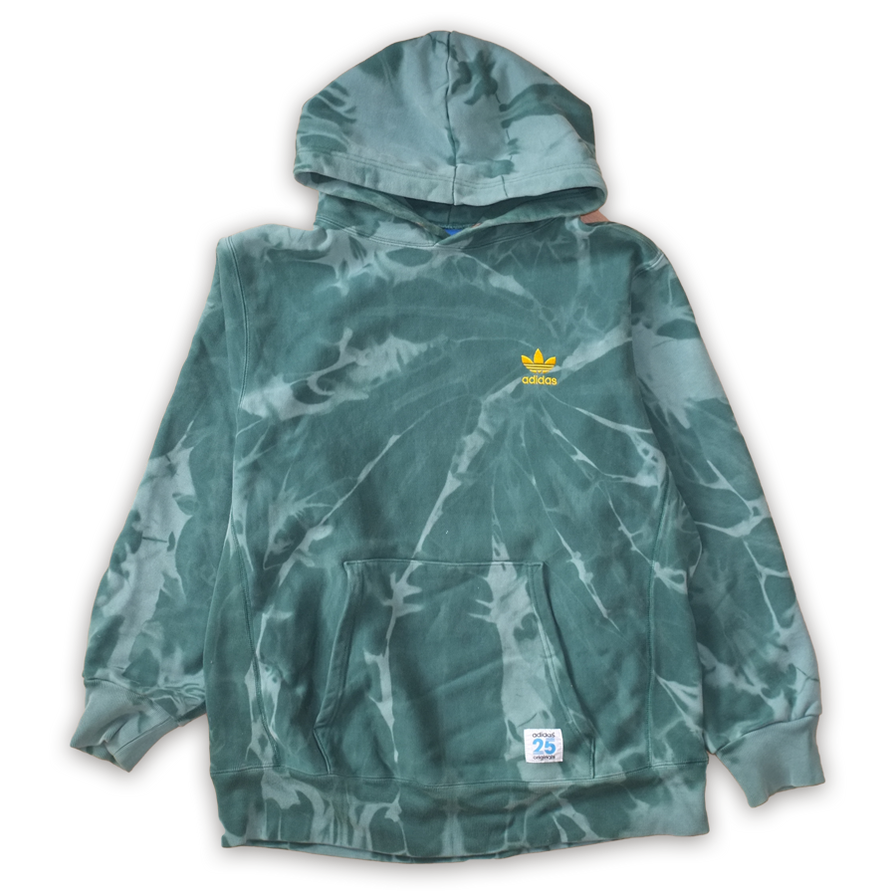 adidas Bleach Hoody Large - Double Double Vintage