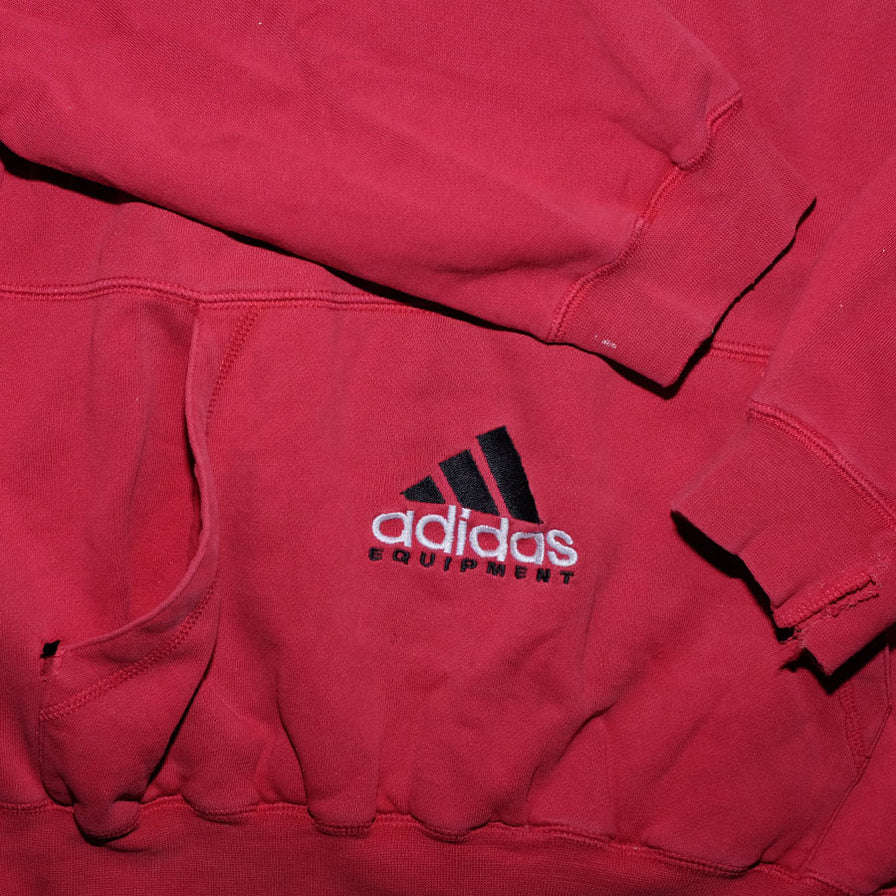 Vintage adidas Equipment Hoody Small - Double Double Vintage