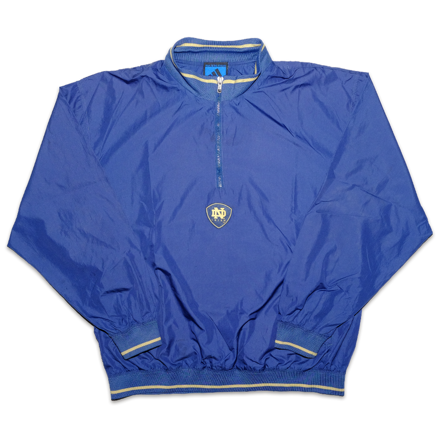 Vintage adidas Irish Q-Zip Windbreaker Medium - Double Double Vintage