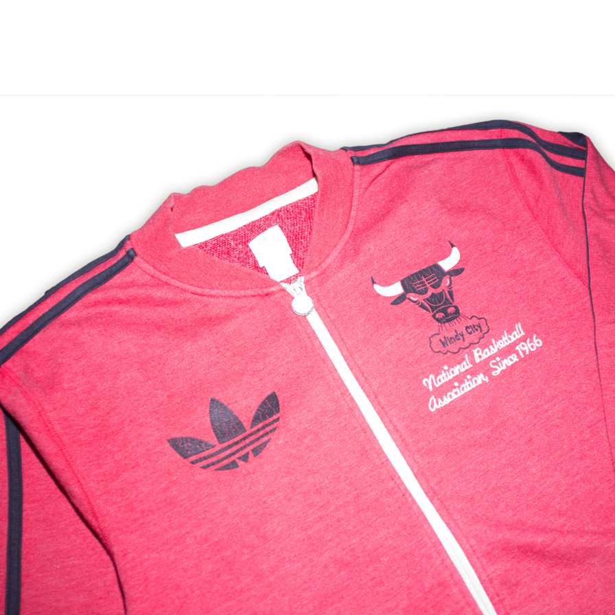 Vintage adidas Chicago Bulls Zip Jacket XLarge - Double Double Vintage