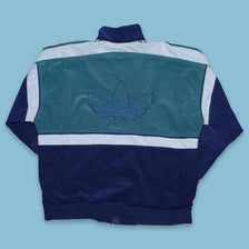 Vintage adidas Velour Track Jacket Large / XLarge - Double Double Vintage