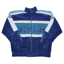 Vintage adidas Velour Track Jacket Large / XLarge - Double Double Vintage