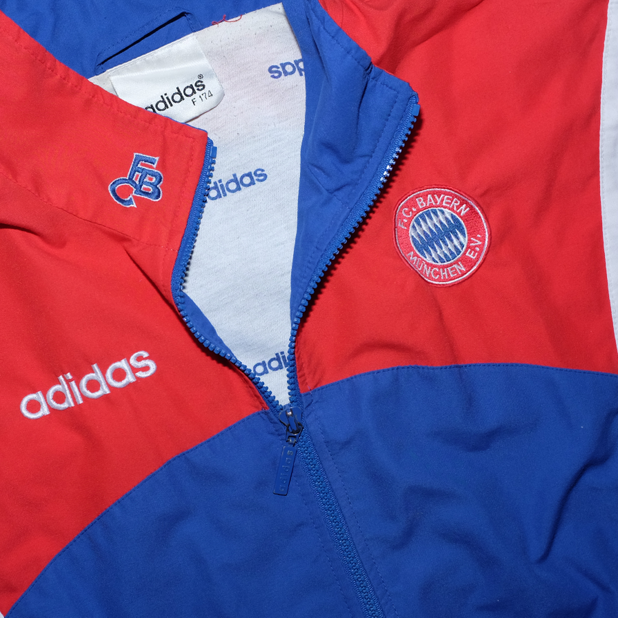 Vintage adidas FC Bayern München Track Jacket Medium - Double Double Vintage