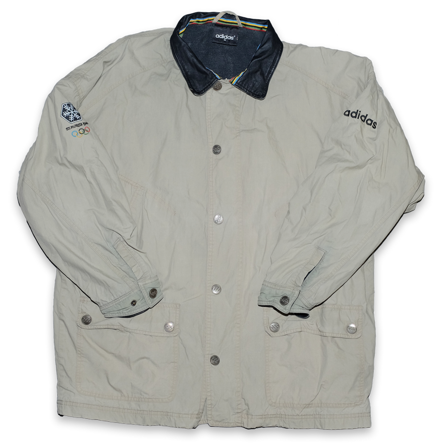 Vintage adidas Olympic Games Coach Jacket Large - Double Double Vintage
