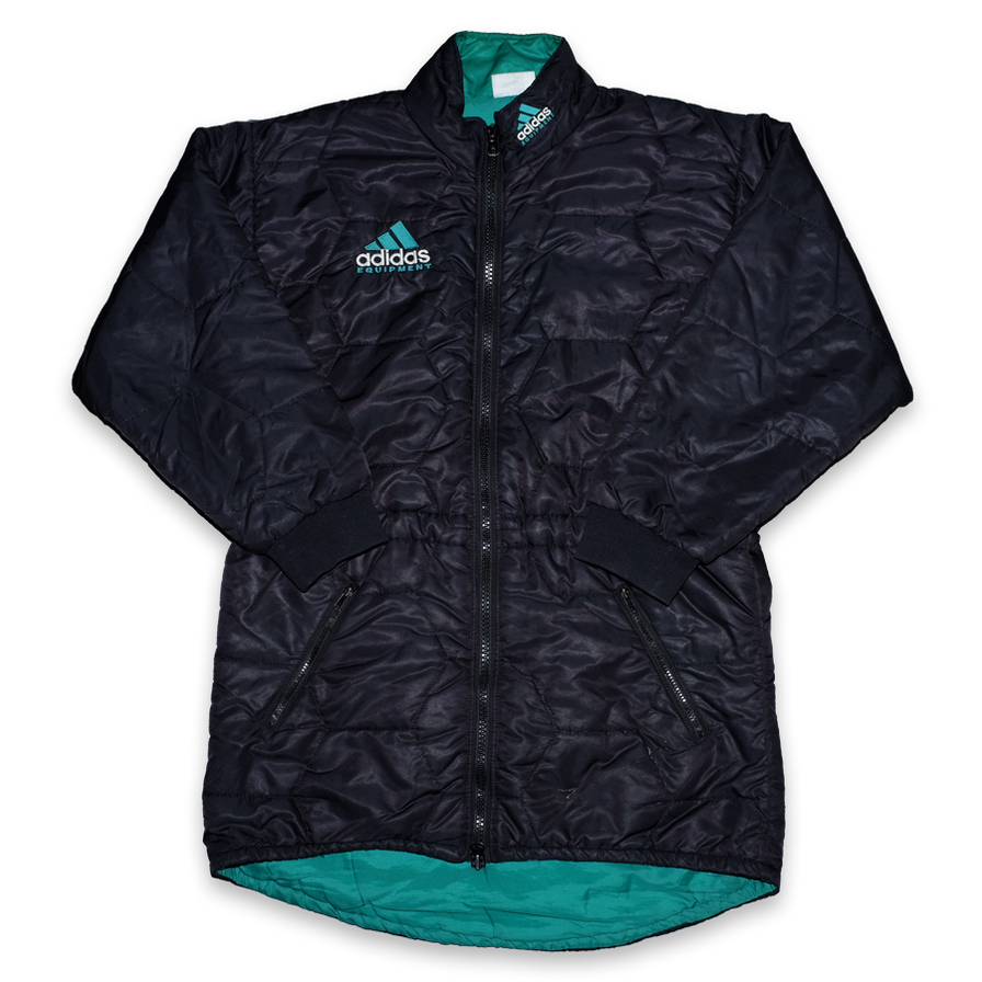 Vintage adidas Equipment Padded Coat Large / XLarge - Double Double Vintage