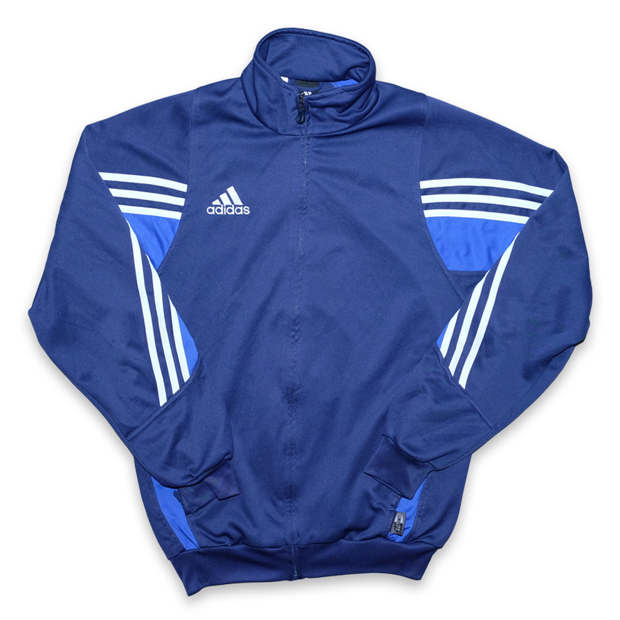 adidas Three Stripes Track Jacket Small - Double Double Vintage