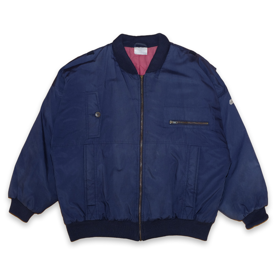 Vintage adidas padded Bomber Jacket XLarge - Double Double Vintage