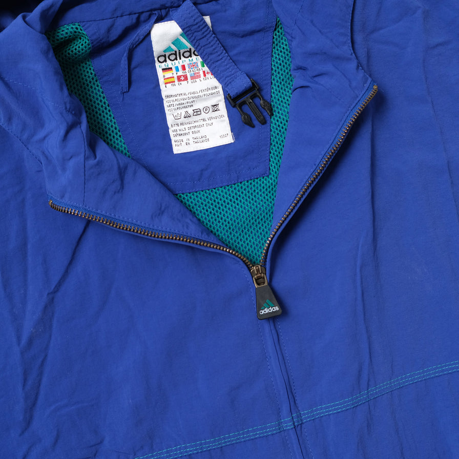 Vintage adidas Equipment Hooded Jacket Large