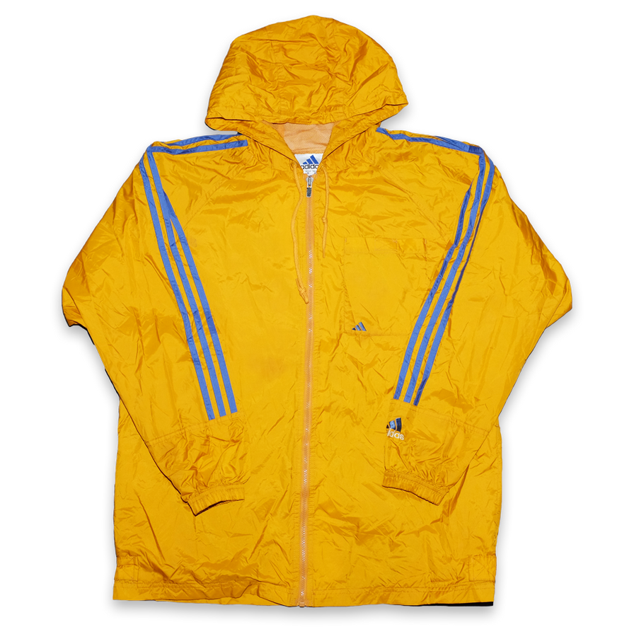 Vintage adidas Hooded Rainjacket Large / XLarge