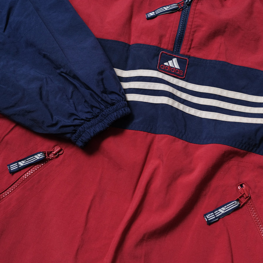 Vintage adidas Q-Zip Windbreaker Medium / Large