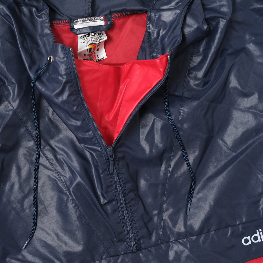 Adidas nylon windbreaker clearance