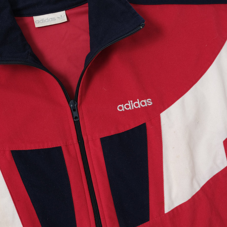 Vintage adidas Velour Track Jacket Medium