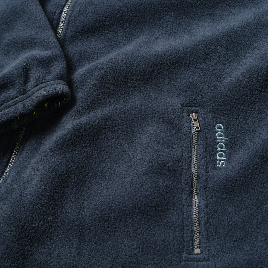 Vintage adidas Reversible Fleece Jacket Large / XLarge