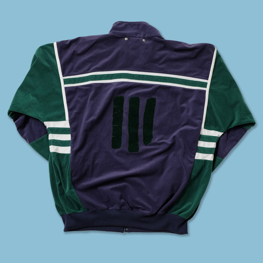 Vintage adidas Velour Track Jacket Large / XLarge