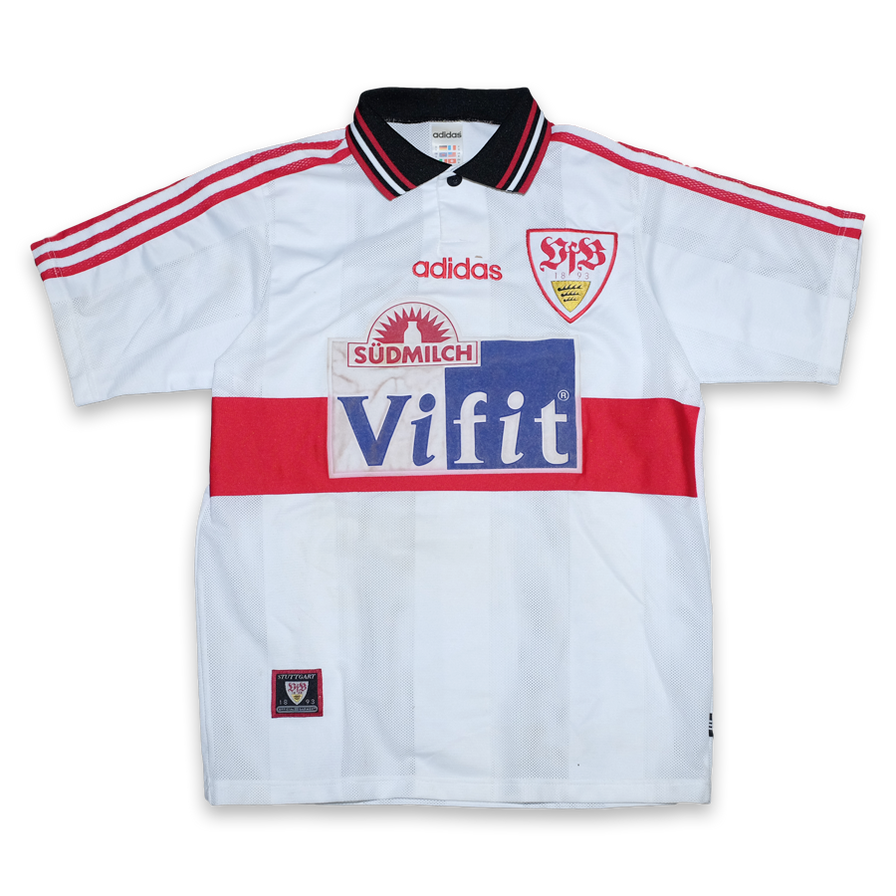 Vintage adidas VFB Stuttgart Jersey Small - Double Double Vintage